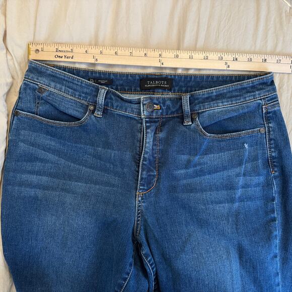 Talbots Flawless Bootcut Curvy Blue Jeans Size 12 Long (12L) - Picture 9 of 9